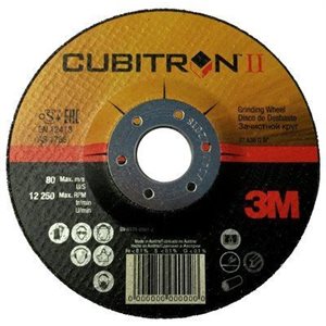 3M(TM) 64315 - MEULE À MOYEU DÉPORTÉ CUBITRON(MC) II 3M(MC), 66590, T27, 7 IN X 1 / 4 IN X 7 / 8 IN