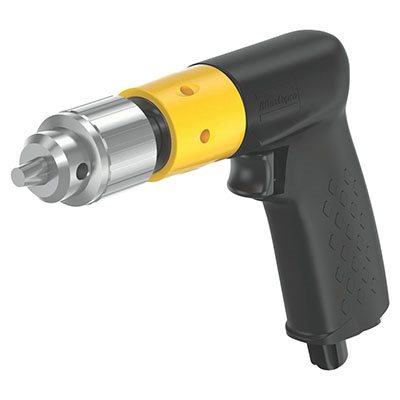 Perceuse Pneumatique Atlas Copco – 3300 Tr/min, Mandrin Solide, Modèle D'occasion Qui Tourne Nickel