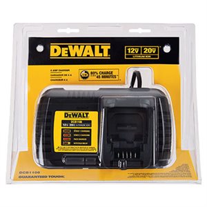 DEWALT DCB1106 – 12V MAX* / 20V MAX** / FLEXVOLT® 6 AMP CHARGER