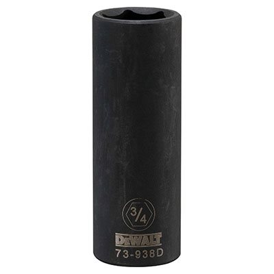 DEWALT DWMT73938OSP – DOUILLE À CHOCS 3 / 4" X 6 PANS LONGUE À PRISE 1 / 2" DEWALT DWMT73938OSP – DOUILLE À CHOCS 3 / 4" X 6 PANS LONGUE À PRISE 1 / 2"