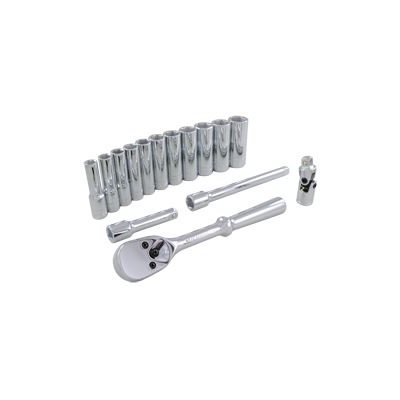 GRAY TOOLS 29215 - ENSEMBLE DE 15 DOUILLES 6 PANS PROFONDES MÉTRIQUES GRAY TOOLS 29215 - ENSEMBLE DE 15 DOUILLES 6 PANS PROFONDES MÉTRIQUES