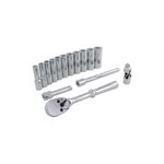 GRAY TOOLS 29215 - ENSEMBLE DE 15 DOUILLES 6 PANS PROFONDES MÉTRIQUES