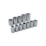 GRAY TOOLS 35012 - ENSEMBLE DE 12 DOUILLES 6 PANS STANDARDS SAE