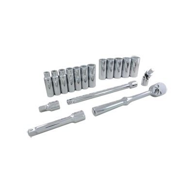 GRAY TOOLS 38217 - ENSEMBLE DE 17 DOUILLES 6 PANS PROFONDES SAE GRAY TOOLS 38217 - ENSEMBLE DE 17 DOUILLES 6 PANS PROFONDES SAE