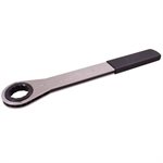 GRAY TOOLS 50064 - 2" 12 POINT, FLAT RATCHETING SINGLE BOX WRENCH, VINYL GRIP