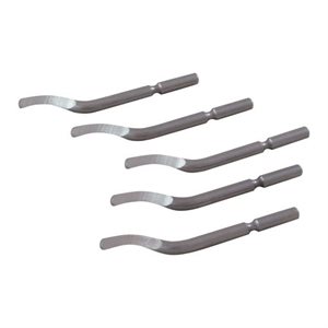 GRAY TOOLS DS-100-5 - 5 PIECE DEBURRING BLADE SET, CUTS RIGHT & LEFT