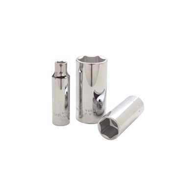 GRAY TOOLS MD1215H - PRISE 1 / 2 PO DOUILLES PROFONDES CHROMÉES MÉTRIQUES 6 PANS - 15 MM