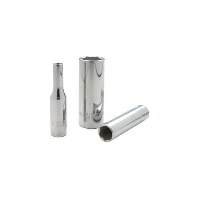 GRAY TOOLS ML605 - 5MM X 1 / 4" DRIVE, 6 POINT DEEP LENGTH, CHROME FINISH SOCKET