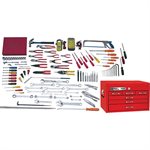 GRAY TOOLS MS3114 - 114 PIECE SAE ELECTRICIANS MASTER SET, WITH TOP CHEST