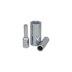 GRAY TOOLS MTL12H - 12MM X 3 / 8" DRIVE, 6 POINT DEEP LENGTH, CHROME FINISH SOCKET