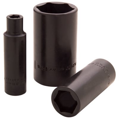 GRAY TOOLS PL2407 - PRISE 1 / 2 PO DOUILLES PROFONDES POUR CLÉ À CHOCS SAE 6 PANS - 7 / 16" GRAY TOOLS PL2407 - PRISE 1 / 2 PO DOUILLES PROFONDES POUR CLÉ À CHOCS SAE 6 PANS - 7 / 16"