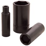 GRAY TOOLS PL2407 - PRISE 1 / 2 PO DOUILLES PROFONDES POUR CLÉ À CHOCS SAE 6 PANS - 7 / 16"