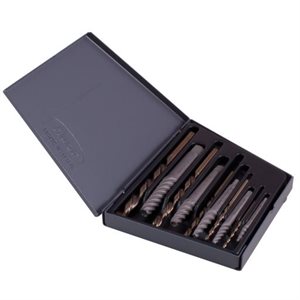 GRAY TOOLS SE1410 - ENSEMBLE MIXTE D¿EXTRACTEURS DE VIS ET DE PERÇAGE, 10 PIÈCES