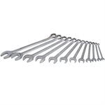 GRAY TOOLS TU12SH - ENSEMBLE DE 12 CLÉS MIXTES 6 PANS SAE CHROMÉES