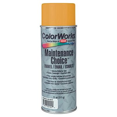 KRYLON CWBK00116 - COLORWORKS™ MAINTENANCE CHOICE™ ENAMEL, ORANGE SÉCURITÉ KRYLON CWBK00116 - COLORWORKS™ MAINTENANCE CHOICE™ ENAMEL, ORANGE SÉCURITÉ