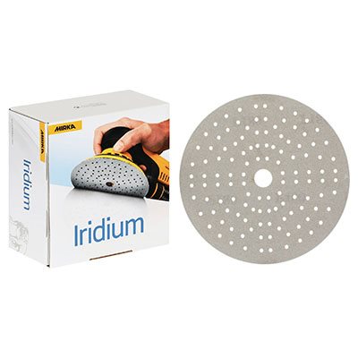 MIRKA 25-6MH-080 – IRIDIUM 6" GRIT 80 121 HOLE GRIP DISC 50 / BX MIRKA 25-6MH-080 – IRIDIUM 6" GRIT 80 121 HOLE GRIP DISC 50 / BX