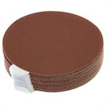 MIRKA 56-332-400 – DISQUES AUTOAGRIPPANTS EN TOILE HIOLIT JF, 5", GRAIN 400, QTÉ. 50