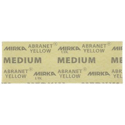 MIRKA ABRANET YELLOW AY-175-C – 3" X 9" GRIP SHEETS P80 COARSE, 20 / PKG