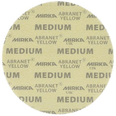 MIRKA ABRANET YELLOW AY-223-F – 9" GRIP DISCS P240 FINE, 20 / PKG