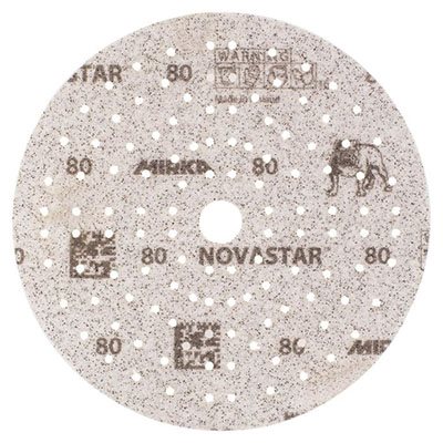 MIRKA FG-6MH-150 – DISQUES AUTOAGRIPPANTS NOVASTAR 121 TROUS D'ASPIRATION, 6", GRAIN 150, QTÉ. 50 MIRKA FG-6MH-150 – DISQUES AUTOAGRIPPANTS NOVASTAR 121 TROUS D'ASPIRATION, 6", GRAIN 150, QTÉ. 50
