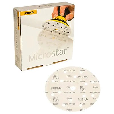 MIRKA FM-612-1200 – DISQUES AUTOAGRIPPANTS SUPPORT FILM MICROSTAR, 5", GRAIN 1200, QTÉ. 50 MIRKA FM-612-1200 – DISQUES AUTOAGRIPPANTS SUPPORT FILM MICROSTAR, 5", GRAIN 1200, QTÉ. 50
