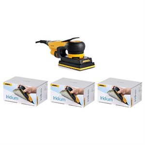 MIRKA MCA-DEOS35IRD – ENSEMBLE DE PONCEUSE MIRKA DEOS 353CV AVEC ABRASIFS