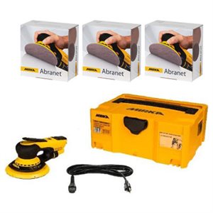 MIRKA MCA-DEROSNET-06 – ENSEMBLE DE PONCEUSE MIRKA DEROS 650CV AVEC ABRASIFS