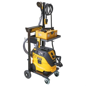 MIRKA MCA-DETRO-T – ENSEMBLE DE PONCEUSE MIRKA DEROS 650CV AVEC EXTRACTEUR DE POUSSIÈRE ET CHARRIOT