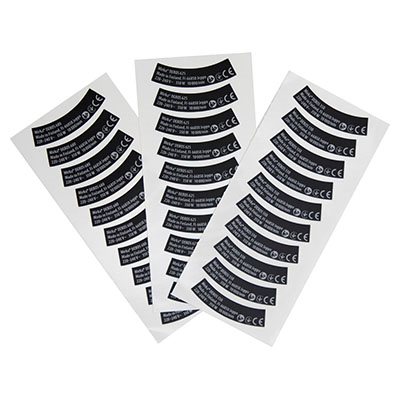 MIRKA MIE6522511US – TYPE LABEL KIT DEROS 100-120