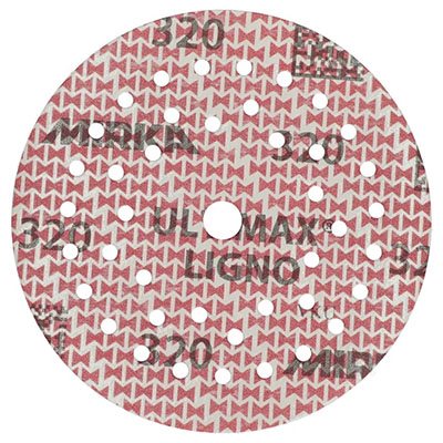 MIRKA UL-5MF-220 – ULTIMAX® LIGNO 5 IN GRIP MULTIFIT DISCS, GRIT 220, 100 / BOX