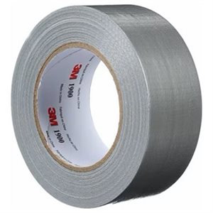 RUBAN À CONDUITS 3M, 1900, ARGENT, 1,88 PO X 50 V, 5,8 MIL,