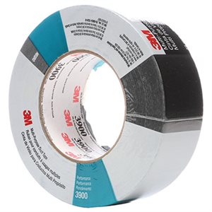 RUBAN À CONDUITS 3M, 3900, NOIR, 48 MM X 55 M, 24 / CAISSE