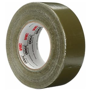 RUBAN À CONDUITS 3M, 3900, OLIVE, 48 MM X 55 M, 24 / CAISSE