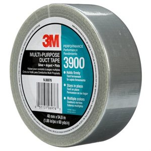 RUBAN À CONDUITS 3M, 3900, ARGENT, 48 MM X 54,8 M, 24 / CAISSE