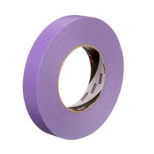 3M 7100086194 – RUBAN DE MASQUAGE SPÉCIALISÉ POUR TEMPÉRATURES ÉLEVÉES 3M(MC), 501+, VIOLET, 24 MM X 55 M (0,95 PO X 60 V), 6 / CAISSE
