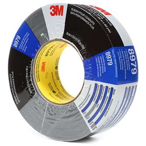 3M PERFORMANCE PLUS DUCT TAPE, 8979, BLACK, 48 MM X 54.8 M,