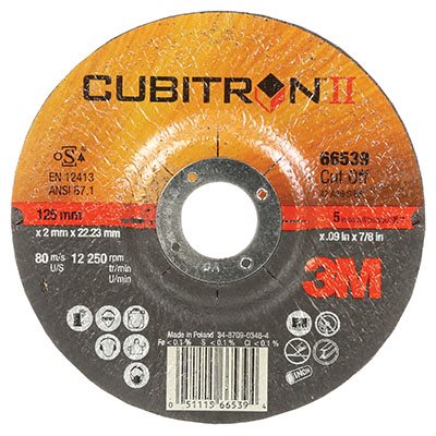CUBITRON II 5" X 0.09 X 7 / 8 CUT-OFF T27