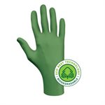 SHOWA 6110PFS - GANT JETABLE BIODÉGRADABLE EN NITRILE SANS POUDRE, 4 MIL, 9.5" (240 MM), BTE / 100, PETIT