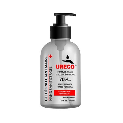 URECO GEL DÉSINFECTANT POUR LES MAINS 500 ML URECO GEL DÉSINFECTANT POUR LES MAINS 500 ML