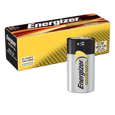 ENERGIZER EN93 - INDUSTRIAL C BATTERIES, 12 / PQT ENERGIZER EN93 - INDUSTRIAL C BATTERIES, 12 / PQT