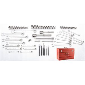 GRAY TOOLS MS1069 - ENSEMBLE DE DÉPART DE 69 PIÈCES SAE ET MÉTRIQUES