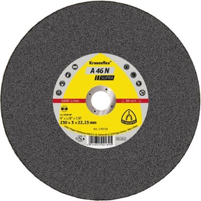 KLINGSPOR 170708 - KRONENFLEX® DEPRESSED CENTER GRINDING WHEELS 5 X 3 / 32 (2.5MM) X 7 / 8 A46N