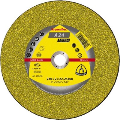 KLINGSPOR 209016 - KRONENFLEX® DEPRESSED CENTER GRINDING WHEELS 5 X 1 / 8 (3.2MM) X 7 / 8 A24EX KLINGSPOR 209016 - KRONENFLEX® DEPRESSED CENTER GRINDING WHEELS 5 X 1 / 8 (3.2MM) X 7 / 8 A24EX