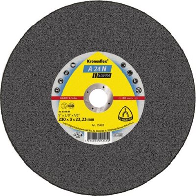 KLINGSPOR 2951 - KRONENFLEX® DEPRESSED CENTER GRINDING WHEELS 5 X 3 / 32 (2.5MM) X 7 / 8 A24N KLINGSPOR 2951 - KRONENFLEX® DEPRESSED CENTER GRINDING WHEELS 5 X 3 / 32 (2.5MM) X 7 / 8 A24N