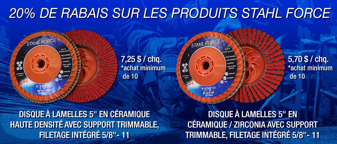 Promotion STAHL FORCE - Disques à lamelles
