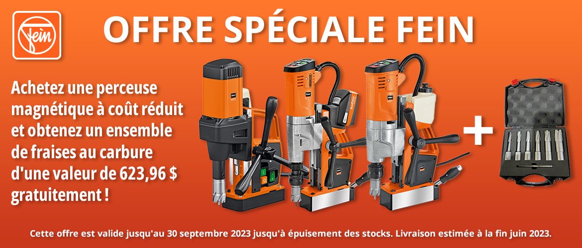 Promotion FEIN - Perceuses magnétiques